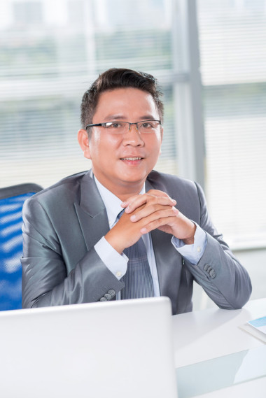 男人在他的工作场