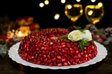 板与沙拉石榴石手镯照片