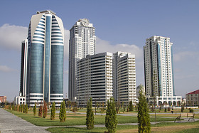 格罗兹尼市-格罗兹尼市区现代地区高层建筑