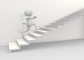 人的性格和楼梯图片