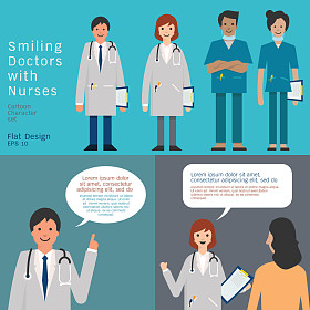 医生和护士照片