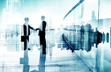 兩個(gè)商人有握手