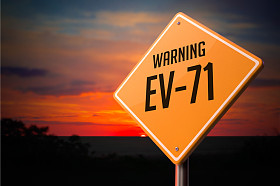 Ev 71 上警告路标.图片
