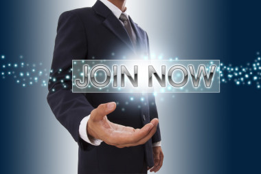 商人手顯示加入現(xiàn)在