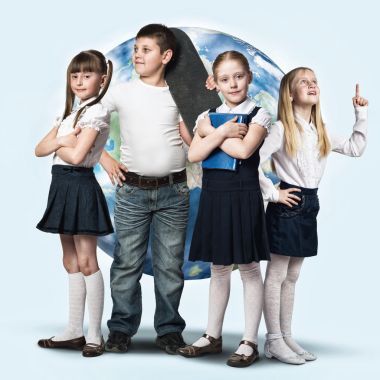 孩子們嘗試不同的職