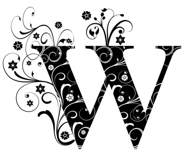 大寫字母 w