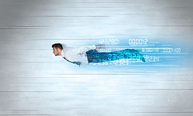 飞行数据数字与超级快的商人留下