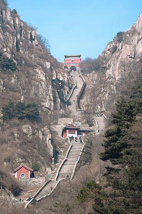 天国的阶梯，泰山，中国