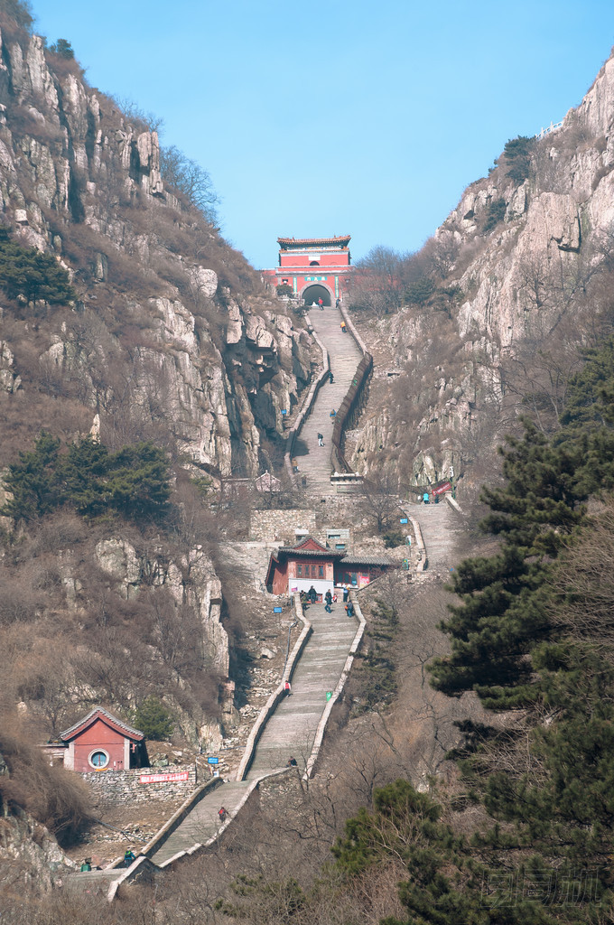 天國(guó)的階梯，泰山，中國(guó)