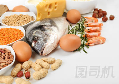 高蛋白質(zhì)特寫的食物