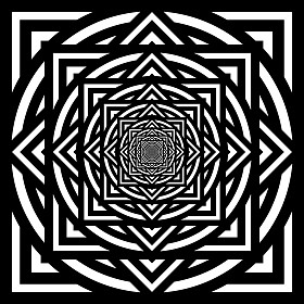 黑色和白色的催眠背景.图片