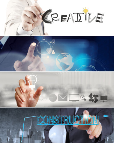 拼貼的概念的照片業(yè)務策略圖片