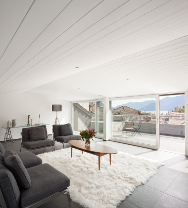 室内建筑，现代阁楼照片