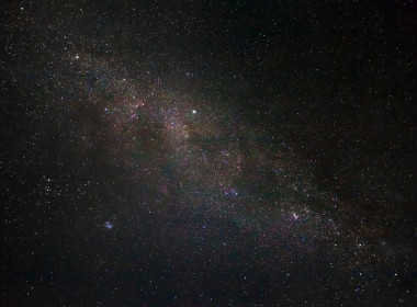 黑暗的星空照片