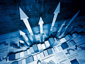 3d 金融图表照片