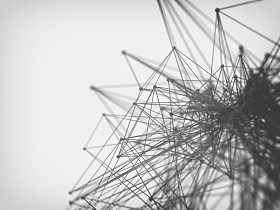 分子和通信背景图片