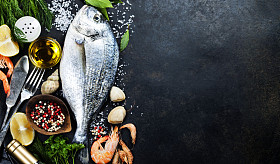 新鲜美味的鱼图片