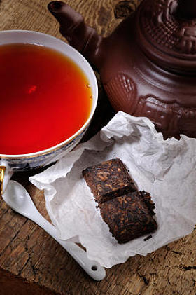 来自中国的精英普洱茶图片