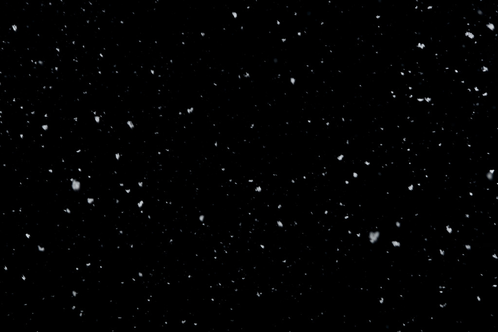 孤立在黑色背景上的落雪照片 孤立在黑色背景上的落雪照片