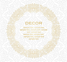 装饰框架。白色背景.图片