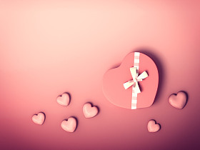 情人节与抽象背景图片