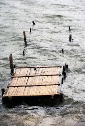 木座桥梁被毁图片