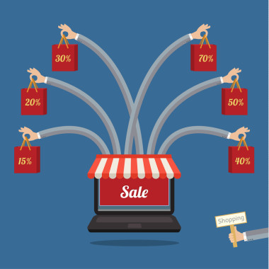 出售。蓝色的许多武装笔记本电脑