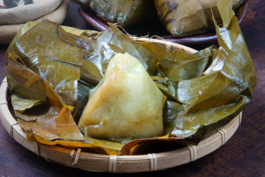 越南食品、 金字塔粽子图片