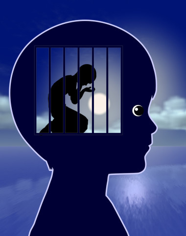 寂寞的孩子图片