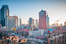 市中心的中国大连