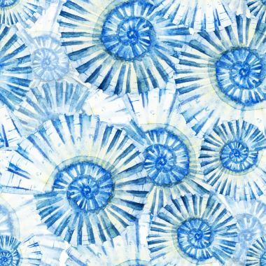 海洋模式的水彩背景