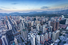 城市风貌的现代城市深圳图片