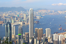 香港视图在一天时间图片