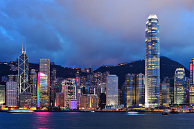 香港之夜照片