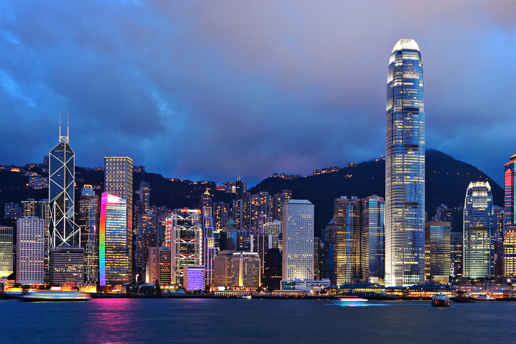 香港之夜照片