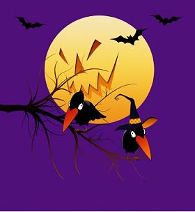 万圣节乌鸦图片