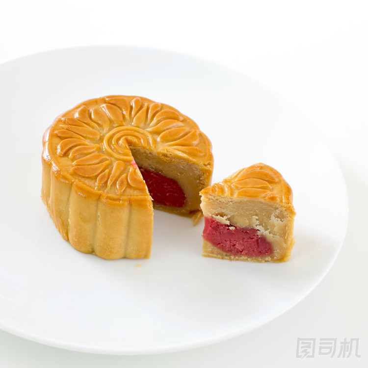 白色背景的月餅圖片