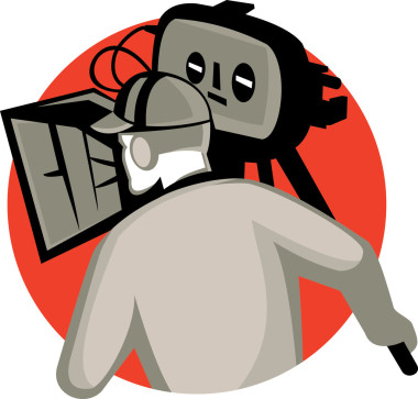 電影船員攝影師電影攝影機(jī)