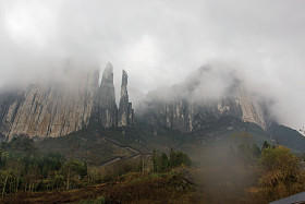 恩施大峡谷山风景