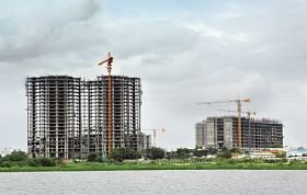 高层建筑施工图片