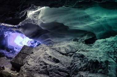 Ice Cave in Kungur, Russia