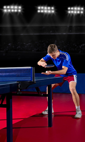 在体育名人乒乓球运动员照片