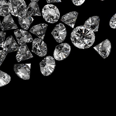 鉆石作為概念作文中 3d