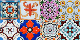 葡萄牙瓷砖的模式.图片