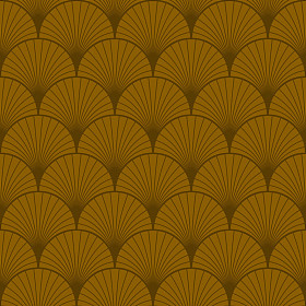 装饰艺术模式的重叠弧