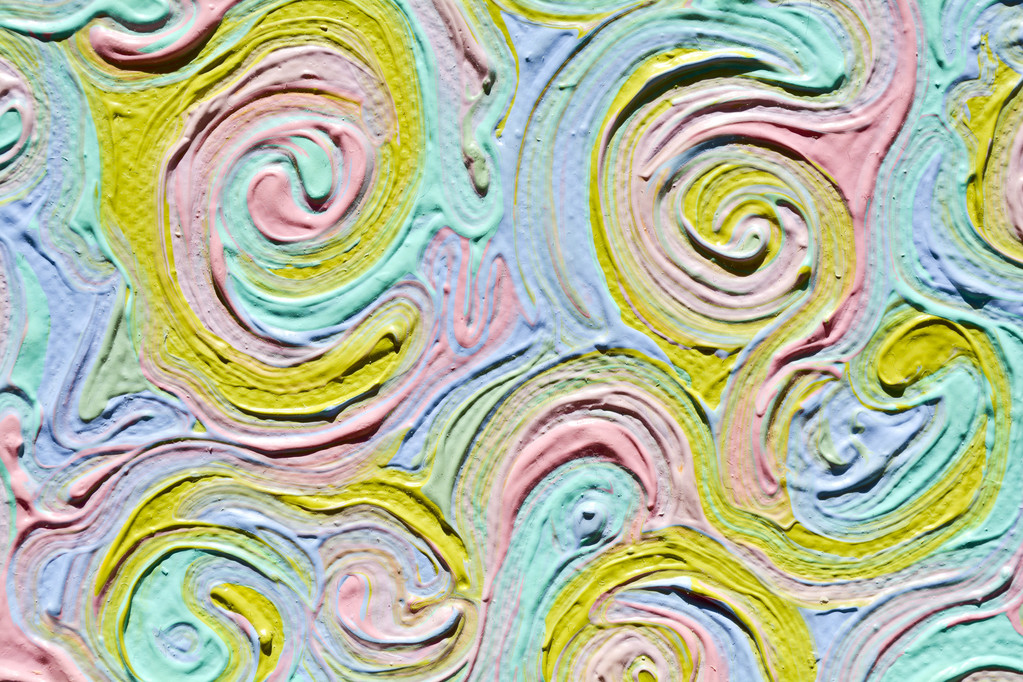 原始油画