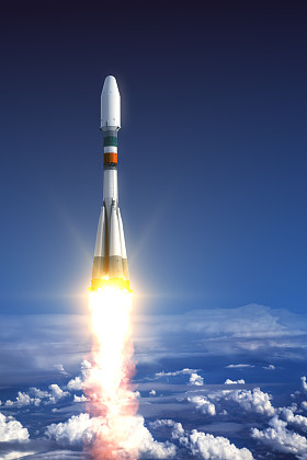 重载体火箭发射图片