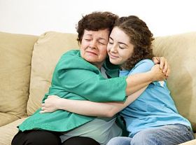 母亲对女儿的爱