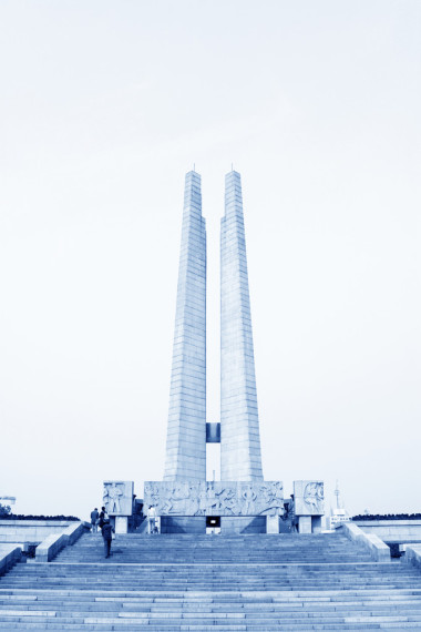中國(guó)河北省唐山市抗震紀(jì)念碑. 