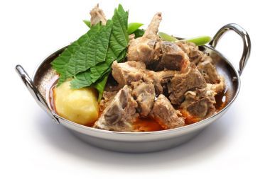 Gamjatang，豬骨和馬鈴薯湯、 韓國(guó)料理
